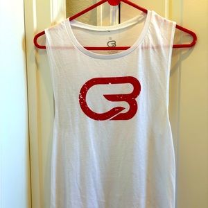 CycleBar Red & White Tank